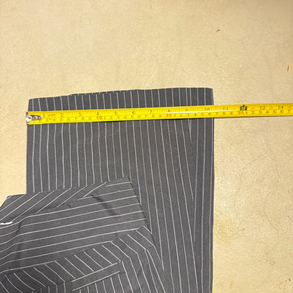 XOXO Vintage Y2K Pinstripe Low Rise Flare Dress Pants - Picture 7 of 11